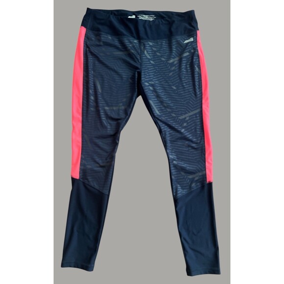 Avia Leggings Women’s Size L Lot of 2 Workout Athletic Black & Navy Pink - Picture 2 of 6